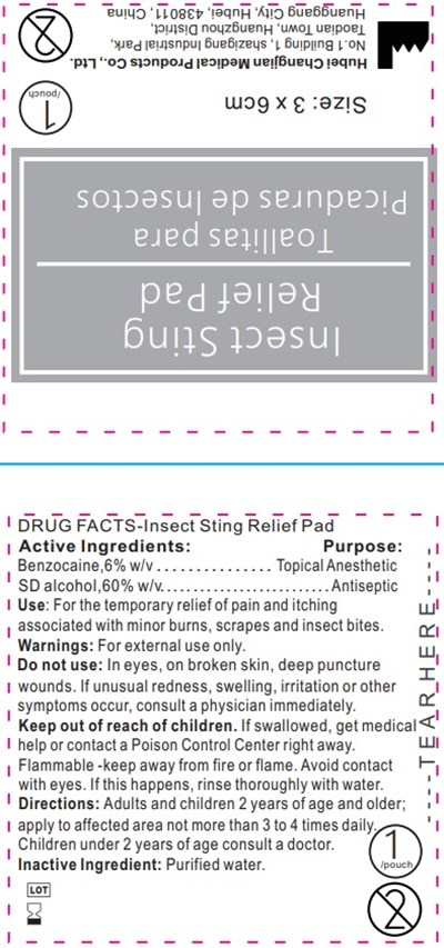 Insect Sting Relief Pad Label 1 (Insect Sting Relief Pad Label 1)
